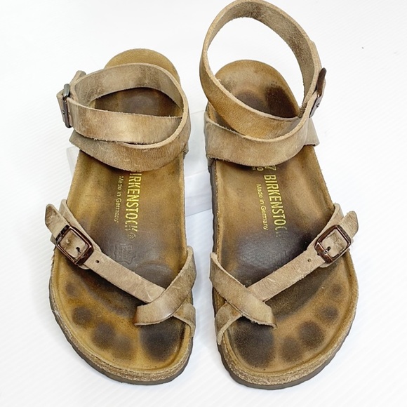 Birkenstock Yara Ankle Strap Leather Sandal (37/6.5) - Picture 4 of 13